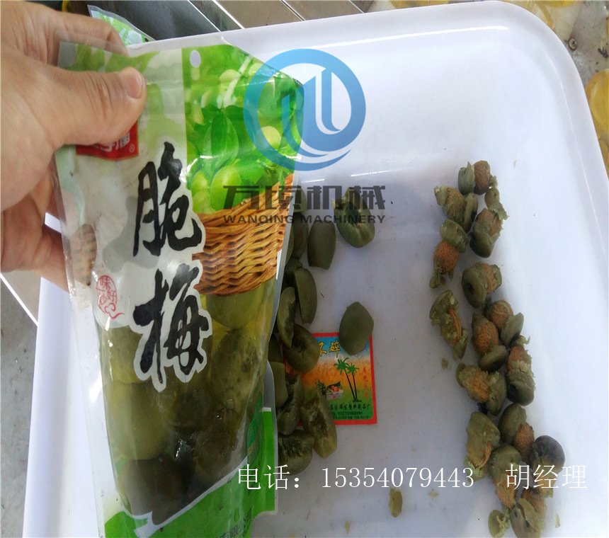 小型青梅去核切多瓣机器