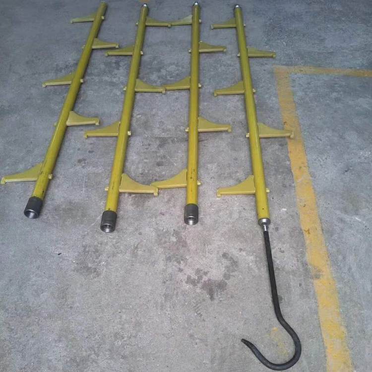 铁路检修 电力检修 玻璃钢单杆绝缘蜈蚣梯