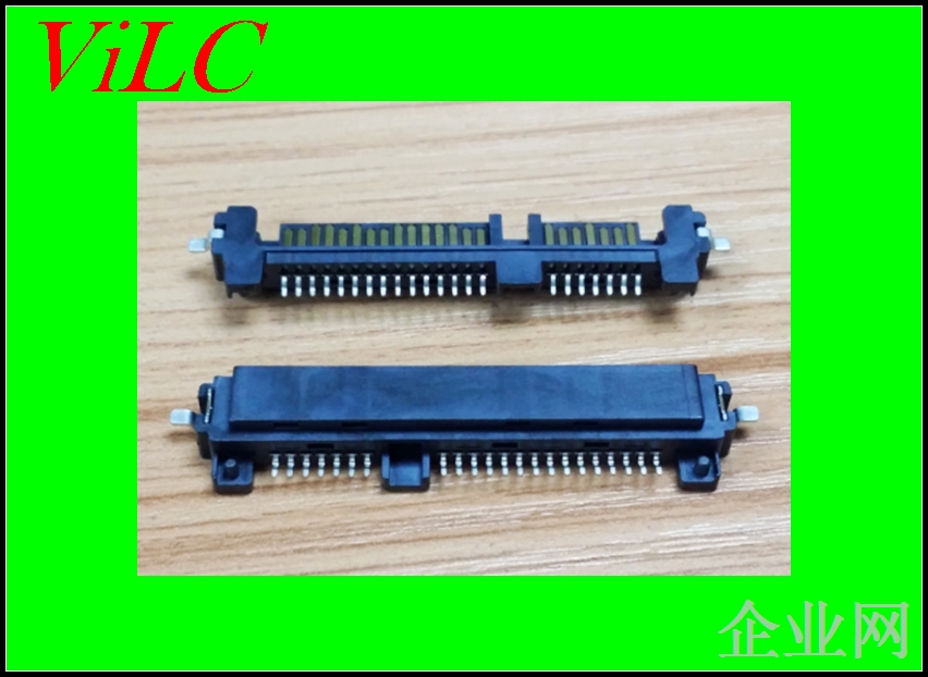 沉板22p贴板SMT-SATA 7+15P公头-下沉0.9-硬盘接口-编带
