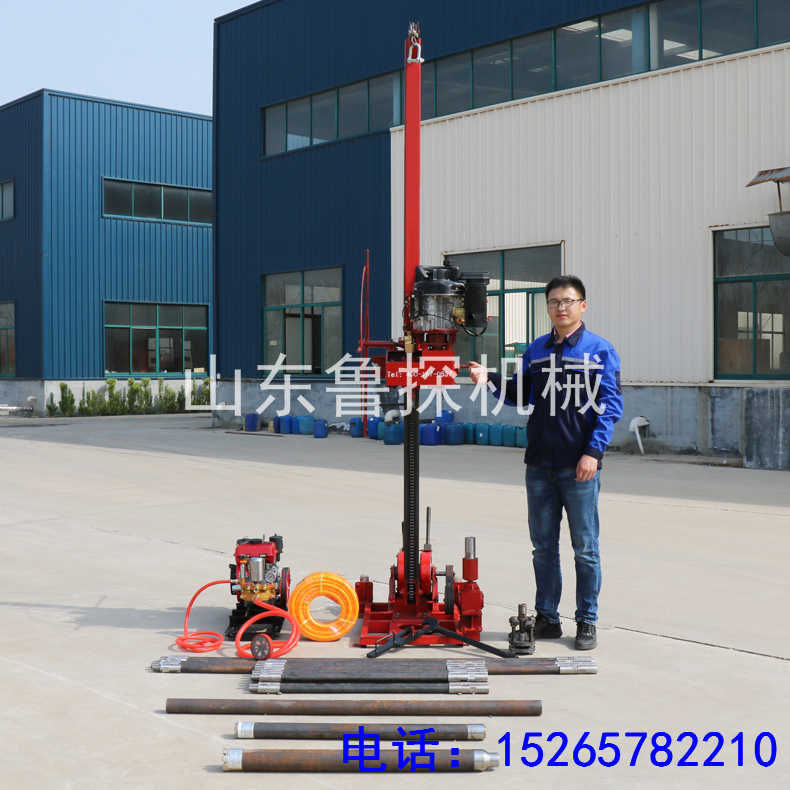 供应鲁探QZ-3可拆解工程勘探钻机 小型岩心取样钻机马力大