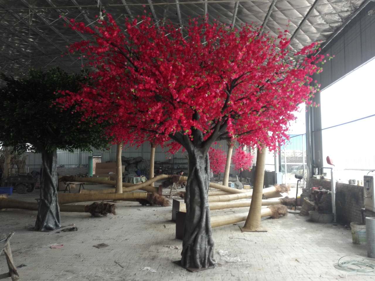 郑州厂家直销仿真树桃花树