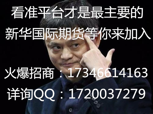 新华 期货欢迎各大代理前来咨询