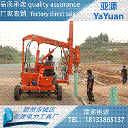 抗洪木桩打桩机 小型打桩机 防汛打桩机 工地基地打桩干活快