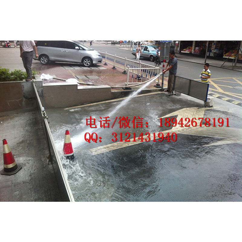 不锈钢防洪挡板地下车库防水挡板出入口防汛挡水板防洪闸门