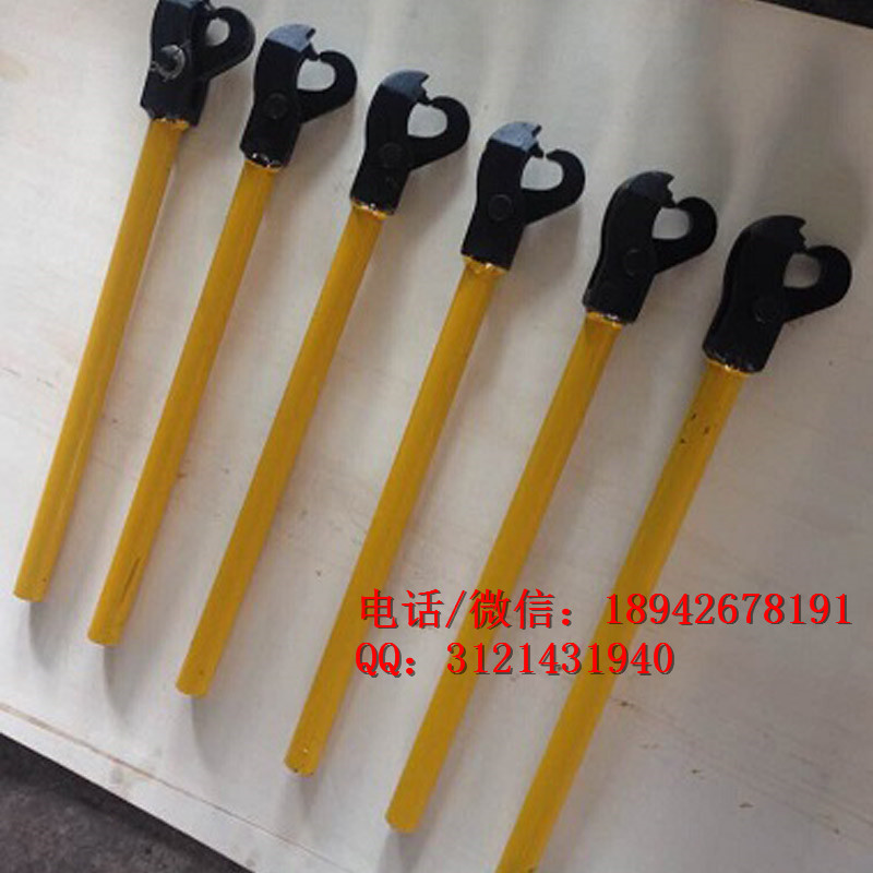 拆卸弹条工具铁路三型弹条扳手勾头扳手钢轨道岔弹条扳手