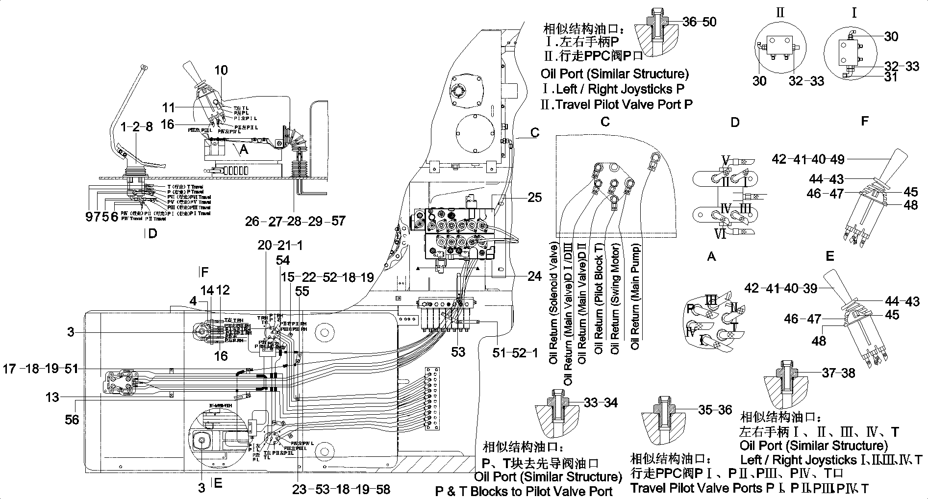 SY235整机配件60020078过滤接头