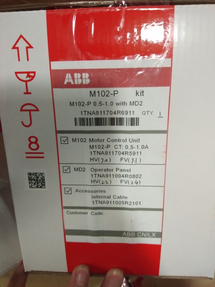 ABB电动机M102-P 12.5-30.0 with 控制器保护器