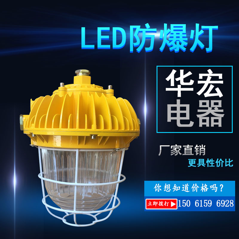 华宏BAD812 LED防爆灯固态防爆全方位泛光工作灯