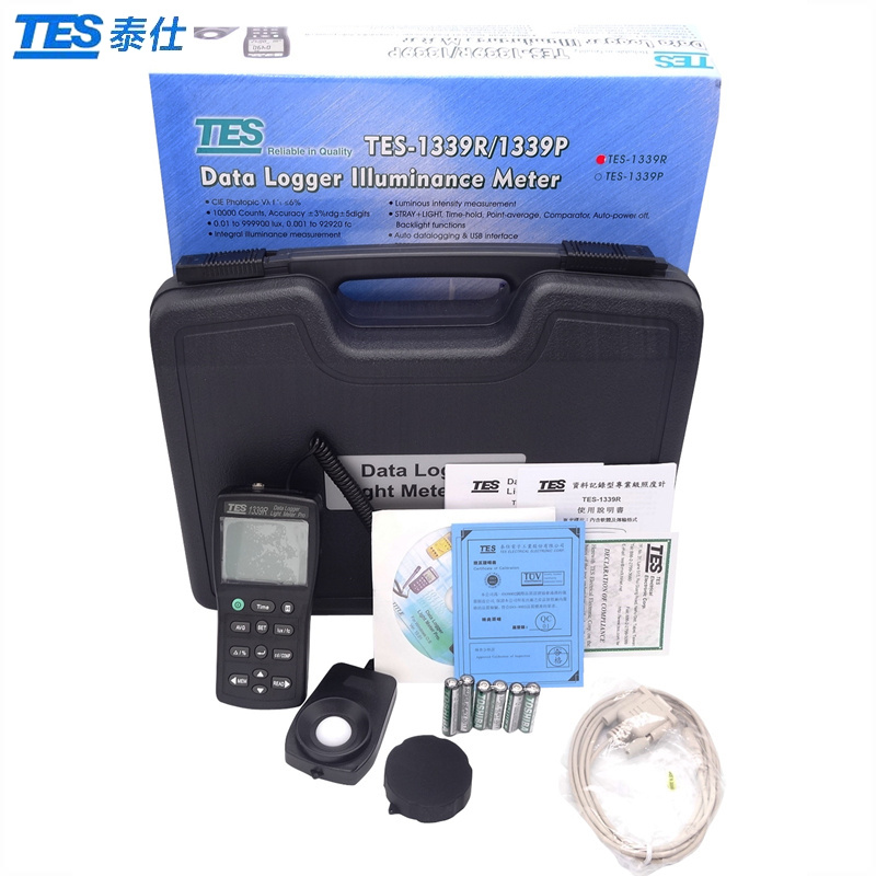 GA1157-2014消防检测TES1330A数字照度计，数字照度测试仪
