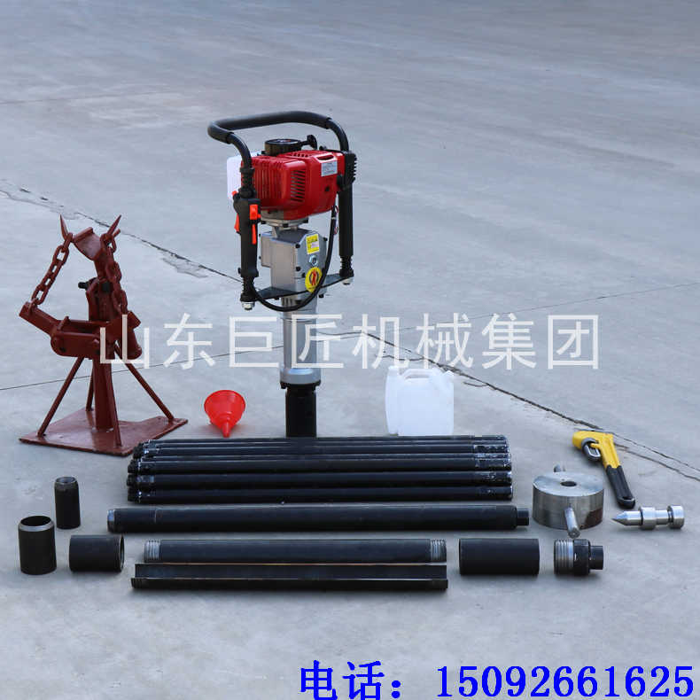 热销QTZ-3便携式取土钻机 大功率手持式土壤取芯钻机