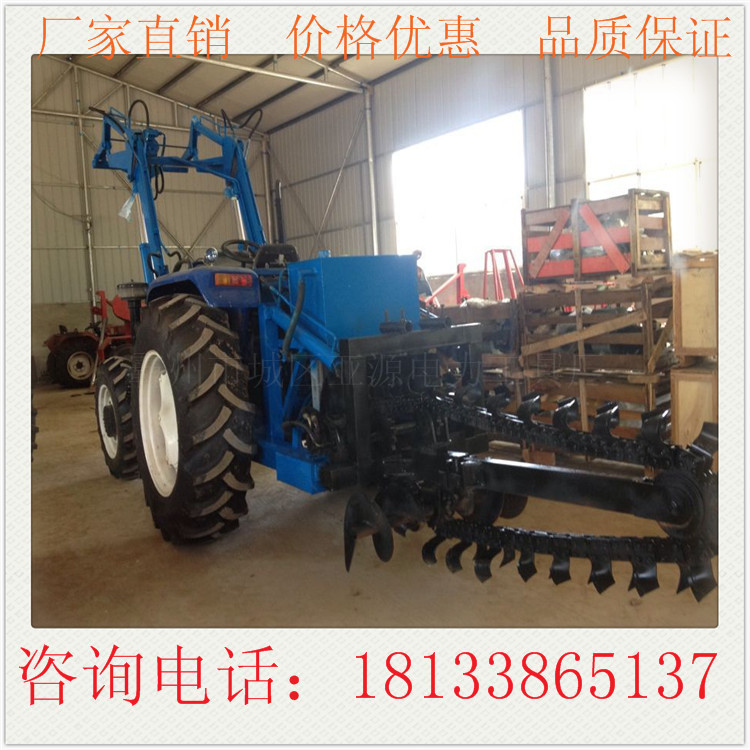 生产加工 手扶拖拉机开沟机 葡萄园果园开沟机柴油拖拉机开沟机