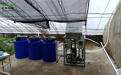 黑龍江農業經濟學院溫室葡萄施肥機滴灌安裝圖
