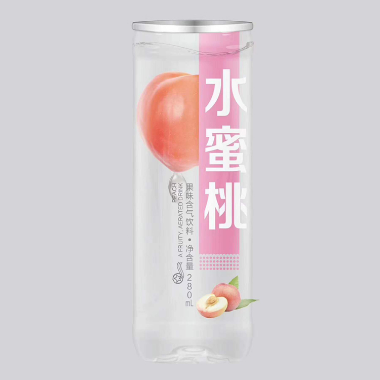 水蜜桃果味含气饮品288ml24瓶装植怡代理