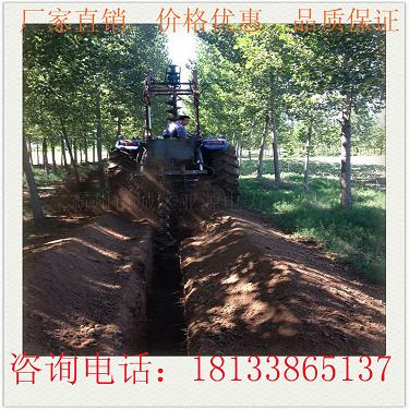 挖沟机 地埋电缆刨沟机 轮式开沟机 多功能电缆沟施工机械