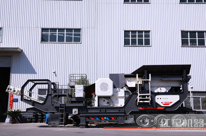 时产150吨可移动建筑工地垃圾粉碎机JYX78