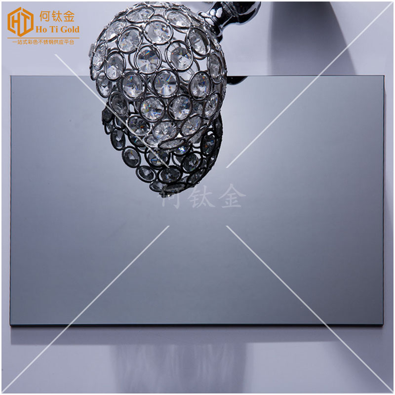 镜面黑钛金不锈钢装饰板材价格 304黑钛金镜面装饰高比不锈钢板材