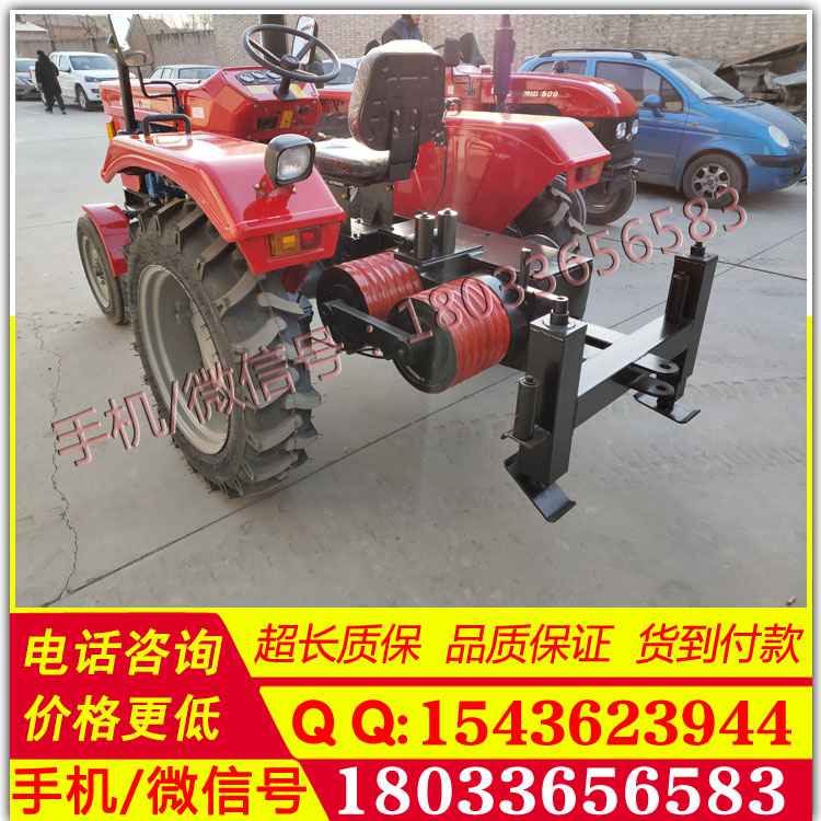 650型四轮拖拉机改装立式绞磨机收放导线角磨机电力牵引机拉力机