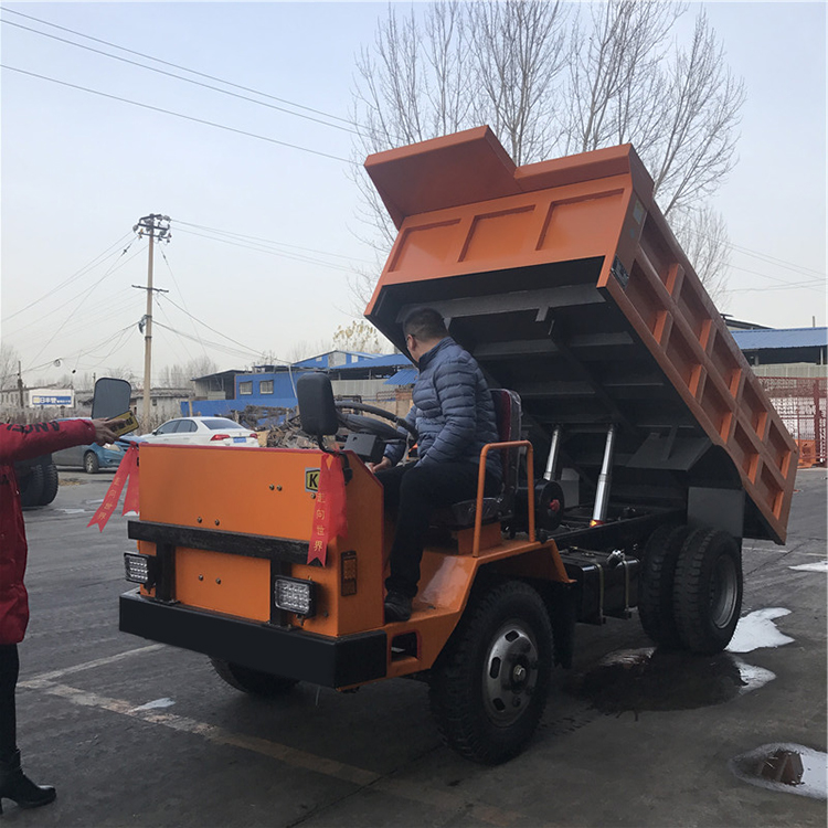 专业生产井下运输车 矿用用四轮车 改装巷道用矿用四不像翻斗车四不像翻斗车