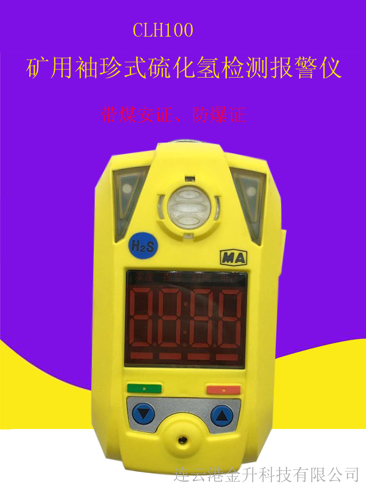 贵阳袖珍式防爆H2S气体检测仪CLH100