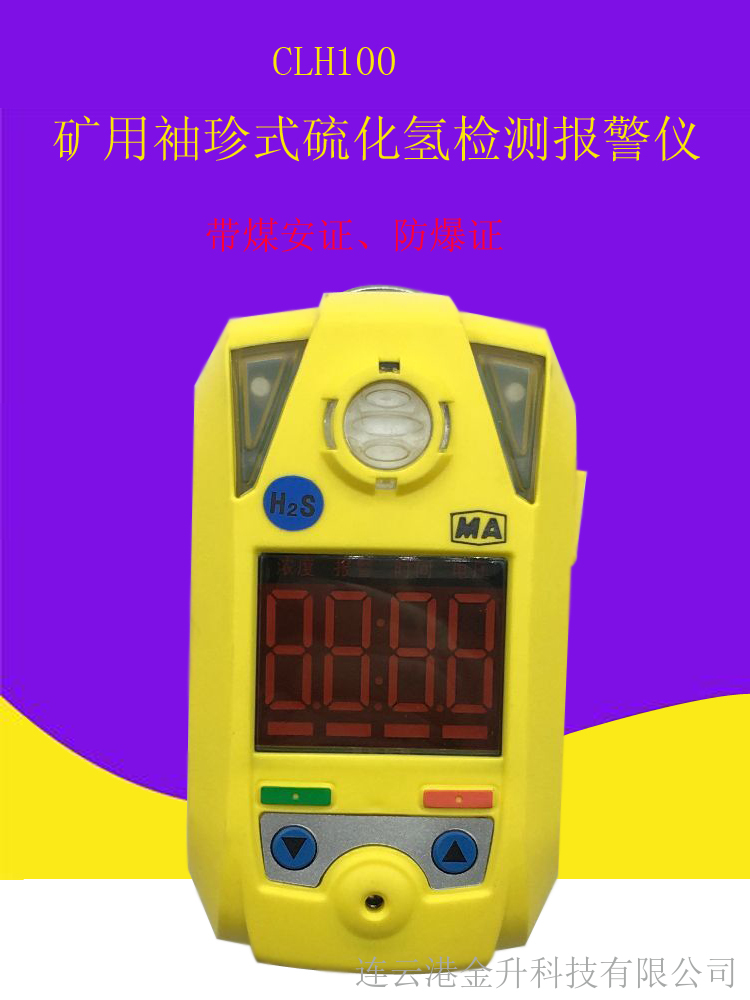 安顺袖珍式防爆H2S气体检测仪CLH100