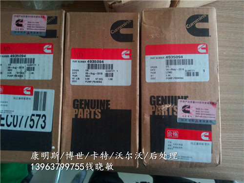 SGA3722矿用汽车专用康明斯QSX15进口输油泵 4935094