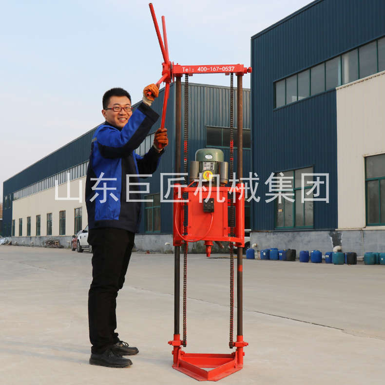 巨匠集团提供QZ-1A浅层岩芯钻机小型取样钻机进尺快效率