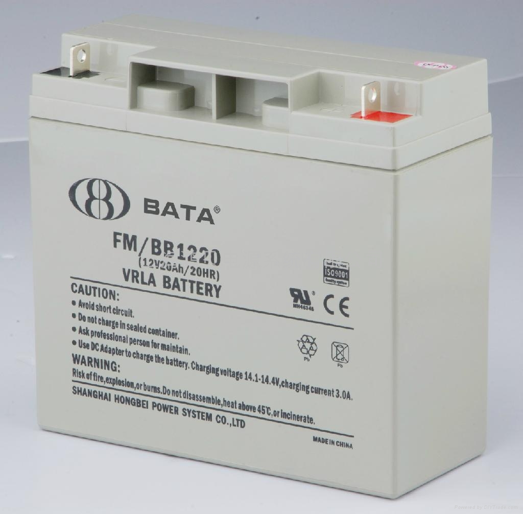 鸿贝蓄电池FM/BB1275T 12V75AH产品报价