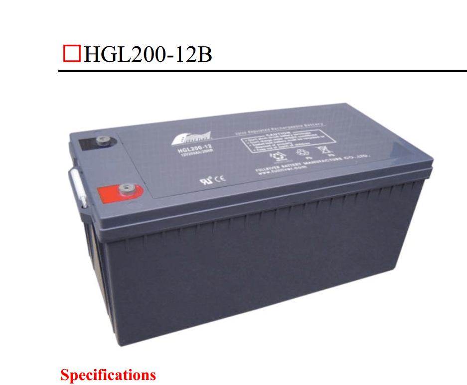 丰江蓄电池HGL260-12 12V260AH储能系列