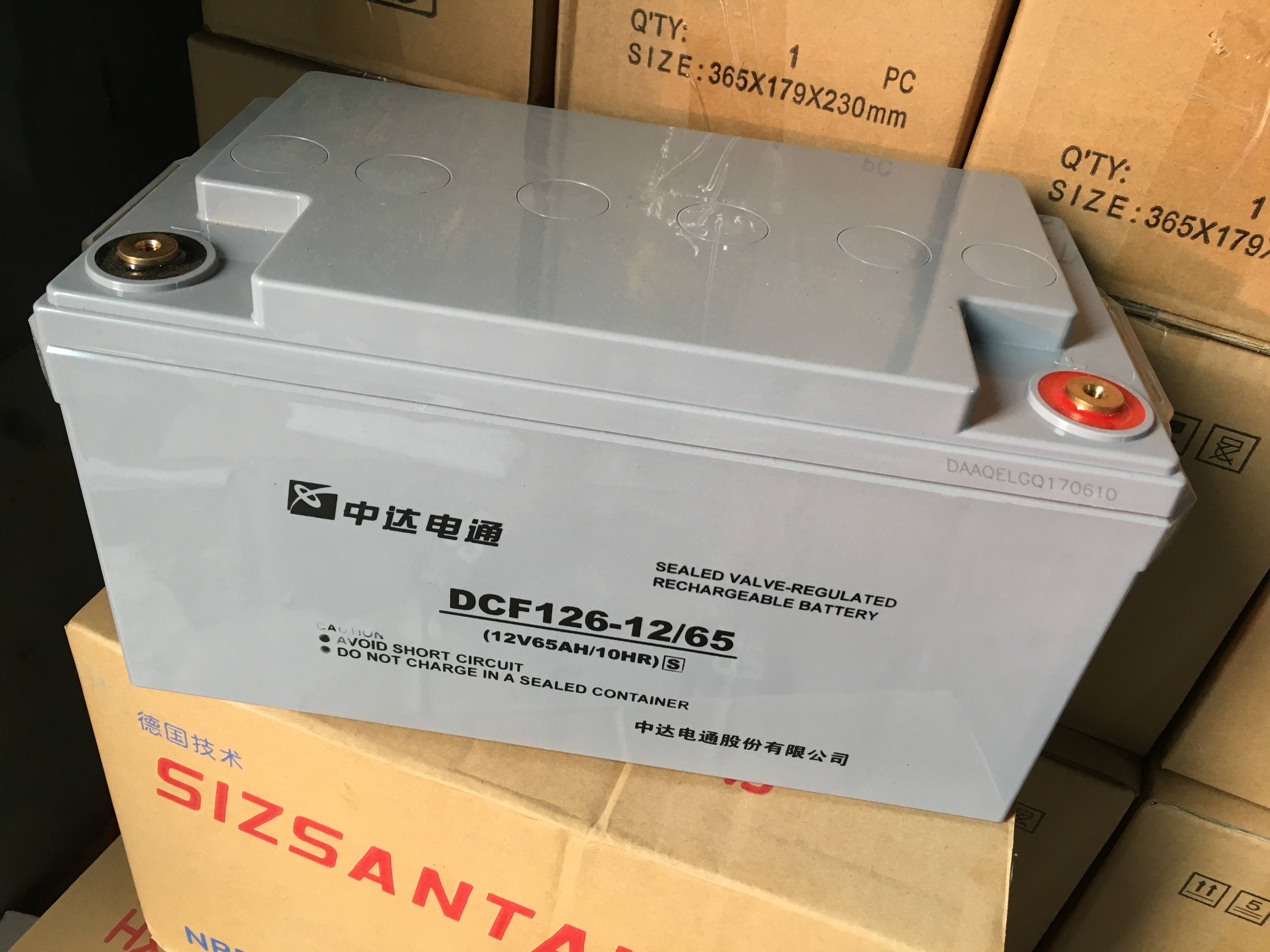 中达电通蓄电池DCF126-12/50 12V50AH自动装置