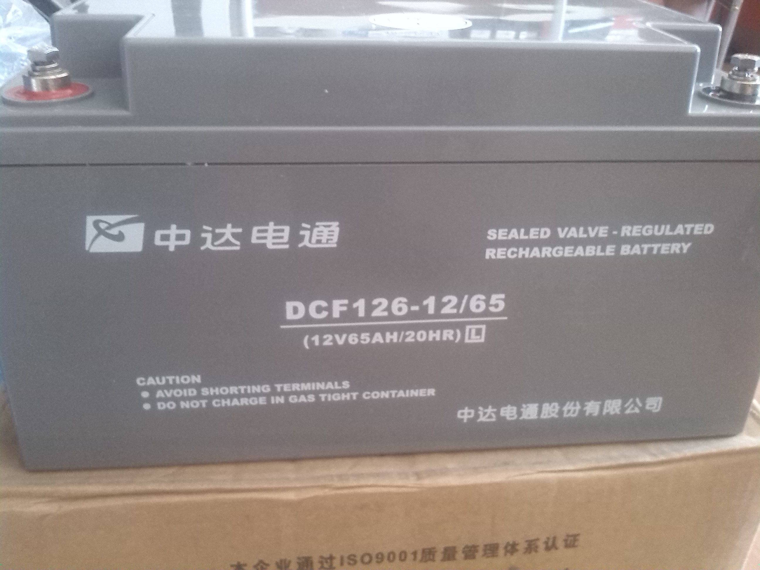 中达电通蓄电池DCF126-12/100 12V100AH风力发电