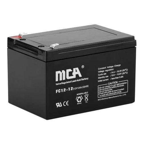 MCA中商国通蓄电池FC12-12 12V12AH/10HR铅酸蓄电池/含税价格