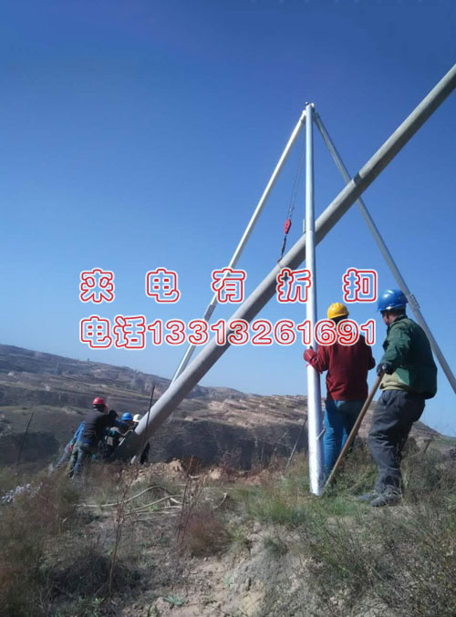 15米三角架线杆立杆机电线杆起杆器山区丘陵三角立杆机现货