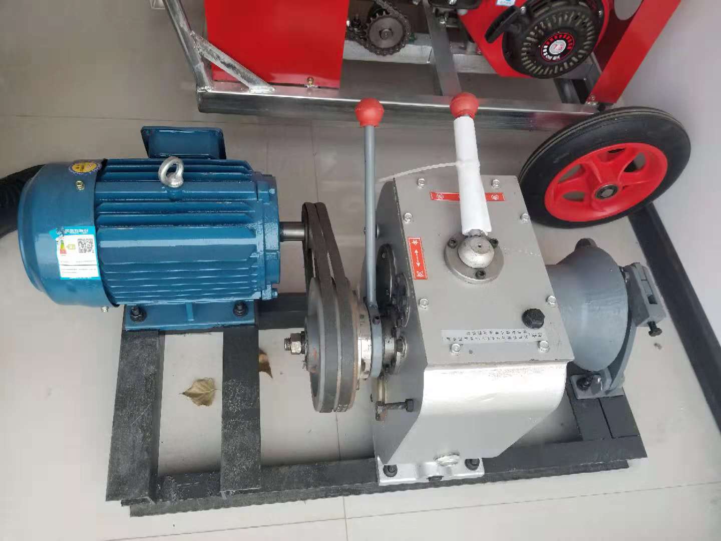 3吨电动电力电缆卷扬牵引绞磨机机动绞磨机新款5t汽油机