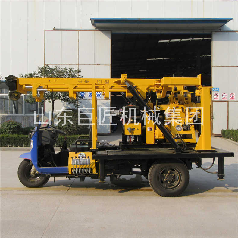 巨匠集团提供XYC-200A车载水井钻机农用三轮车打井机器操作简便快捷