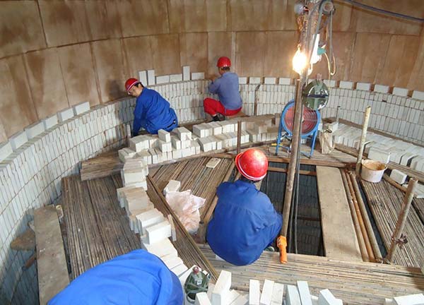 专业承包硫酸塔耐酸砖防腐工程 全国耐酸材料砖板衬里砌筑施工