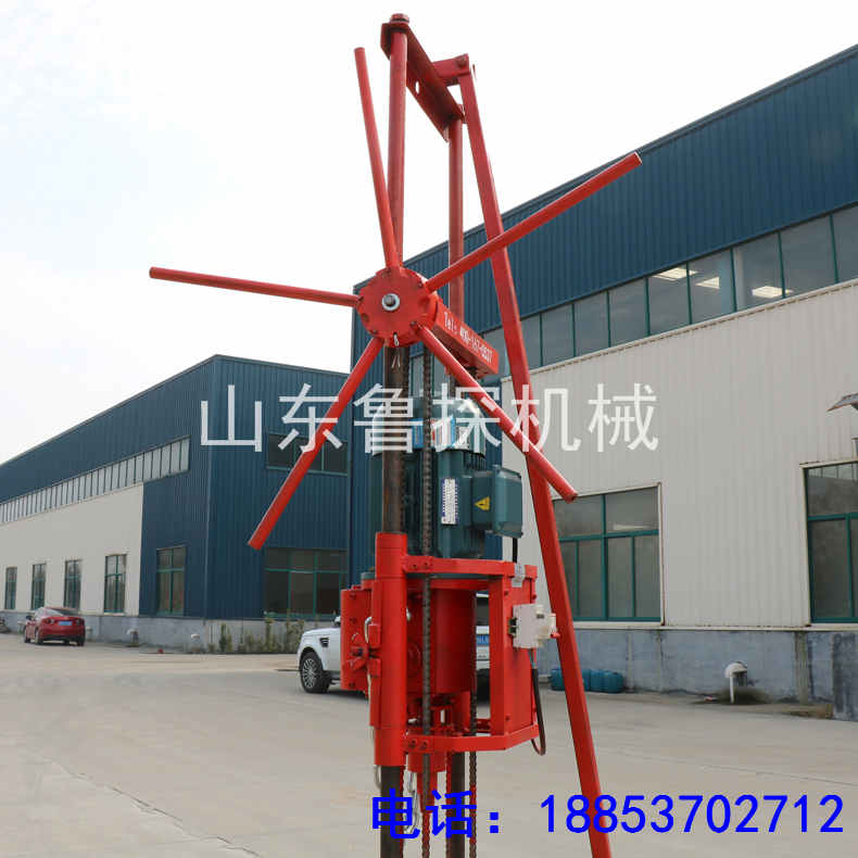 山东鲁探  新品柴油机大功率钻机   QZ-3小机型多功能岩心钻机