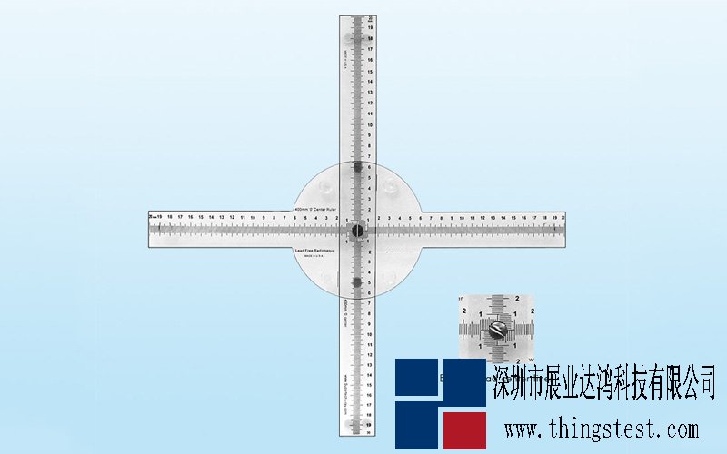 德国QUART 十字形不透射线X射线标尺