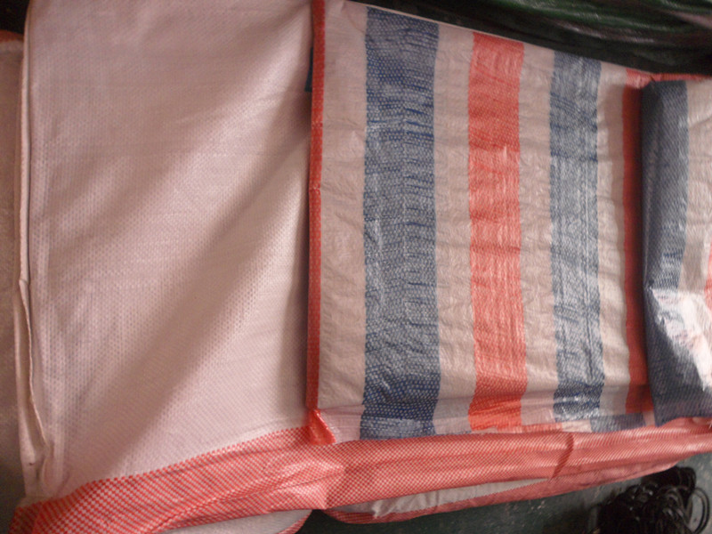 防汛彩条布 遮阳布 塑料布 三色布防汛雨篷布 装修布