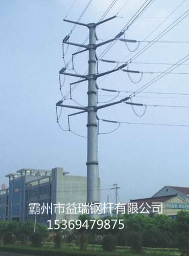 钦州市25米终端钢杆 耐张钢杆 输电钢杆