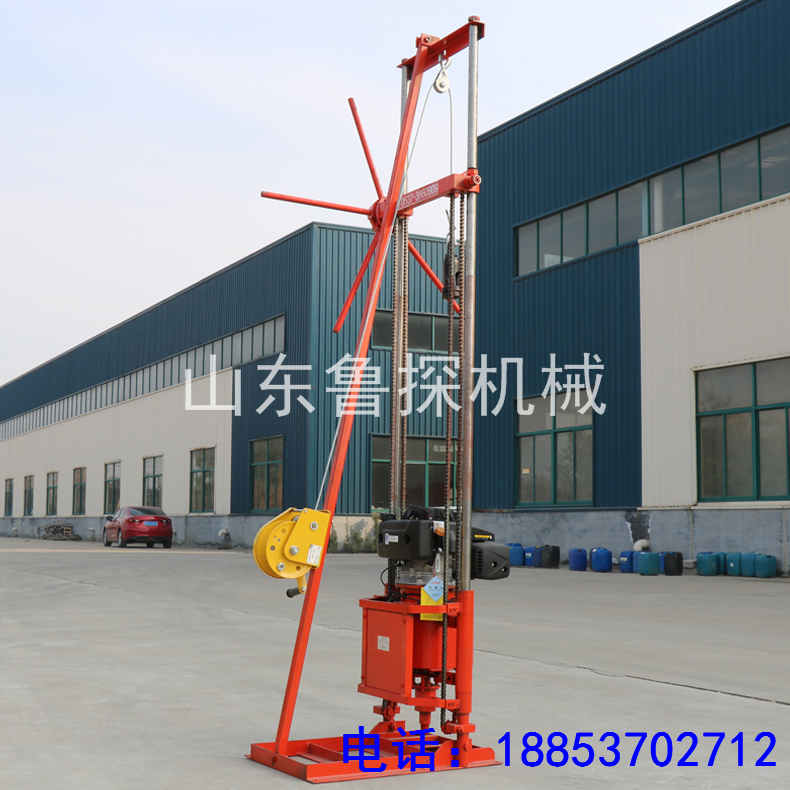 山东鲁探小型台式钻机 QZ-2C轻便岩心取样钻机     两人可轻易抬走