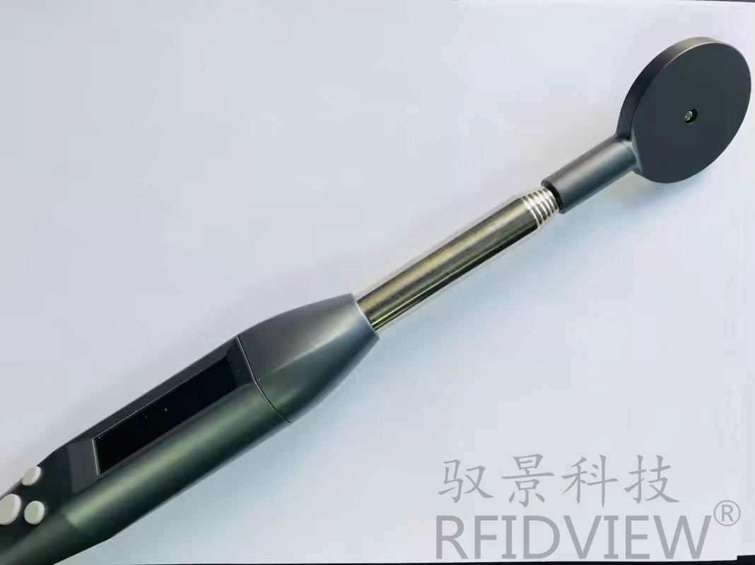 驭景科技伸缩杆式耳标扫码器，低频蓝牙扫码器