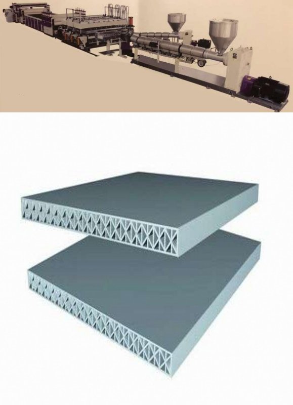 PP塑料建筑模板生产线设备厂家