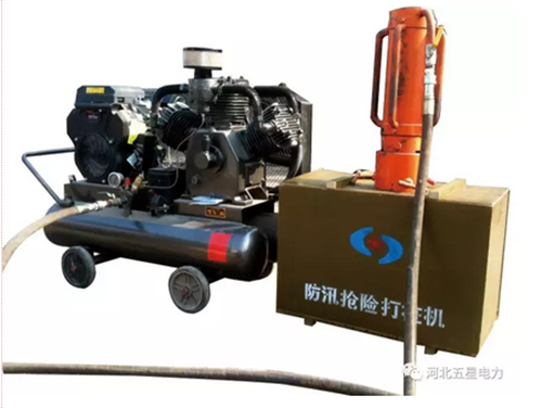 防汛抢险柴油打桩机_便携式防汛打桩机批发价格