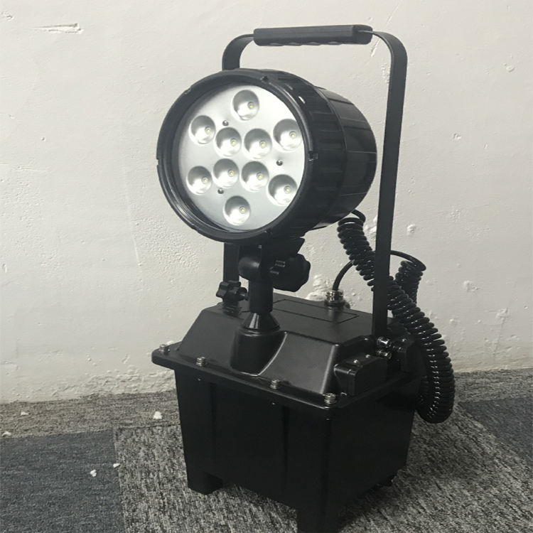BAD502A疝气灯 防爆强光工作FW6100GF移动便携式升长手拉应急抢修