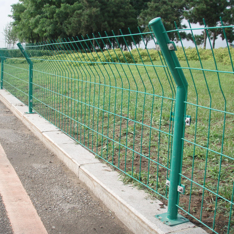 护栏网围墙 高速公路双边丝工地护栏网