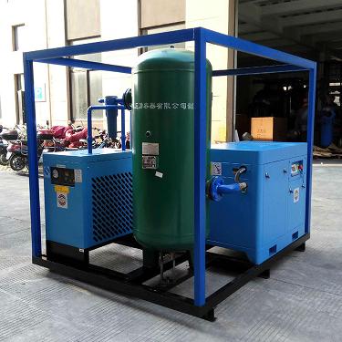 承装干燥空气发生器于-40°c,参考流量2m3/min