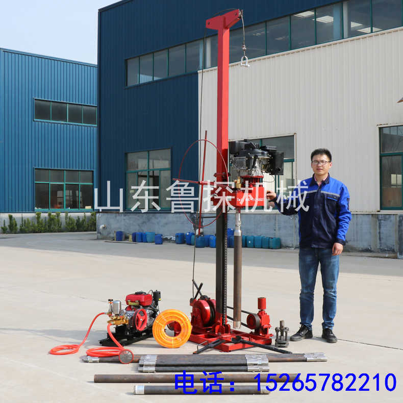 供应山东鲁探QZ-3轻便地质工程钻机 小型勘探设备岩心取样钻机