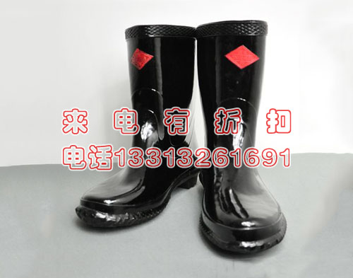 电工橡胶靴防水靴外穿式绝缘鞋27.5Kv带电作业绝缘鞋