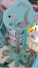 云霞游乐设备制作厂批发儿童小鱼篮球架