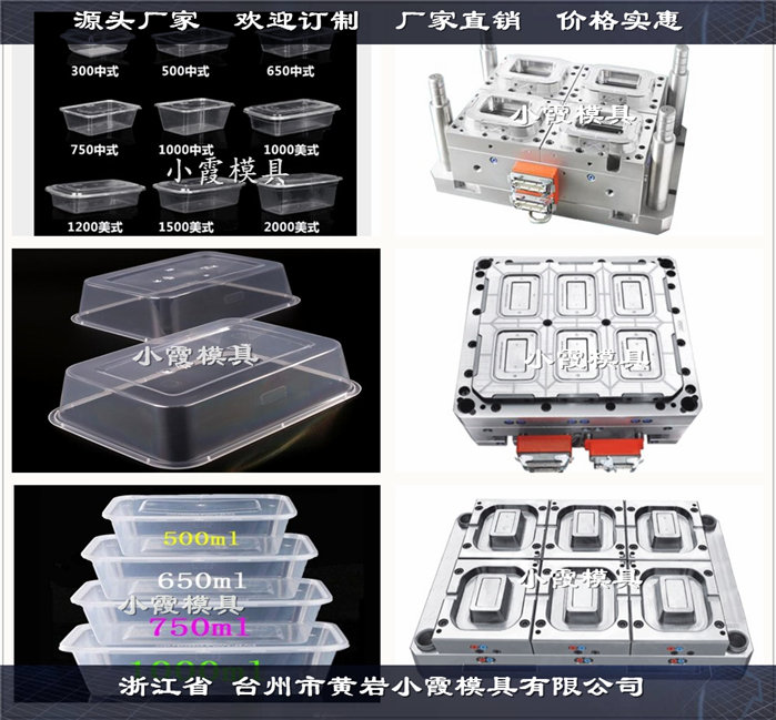 一次性快餐盒注塑模具